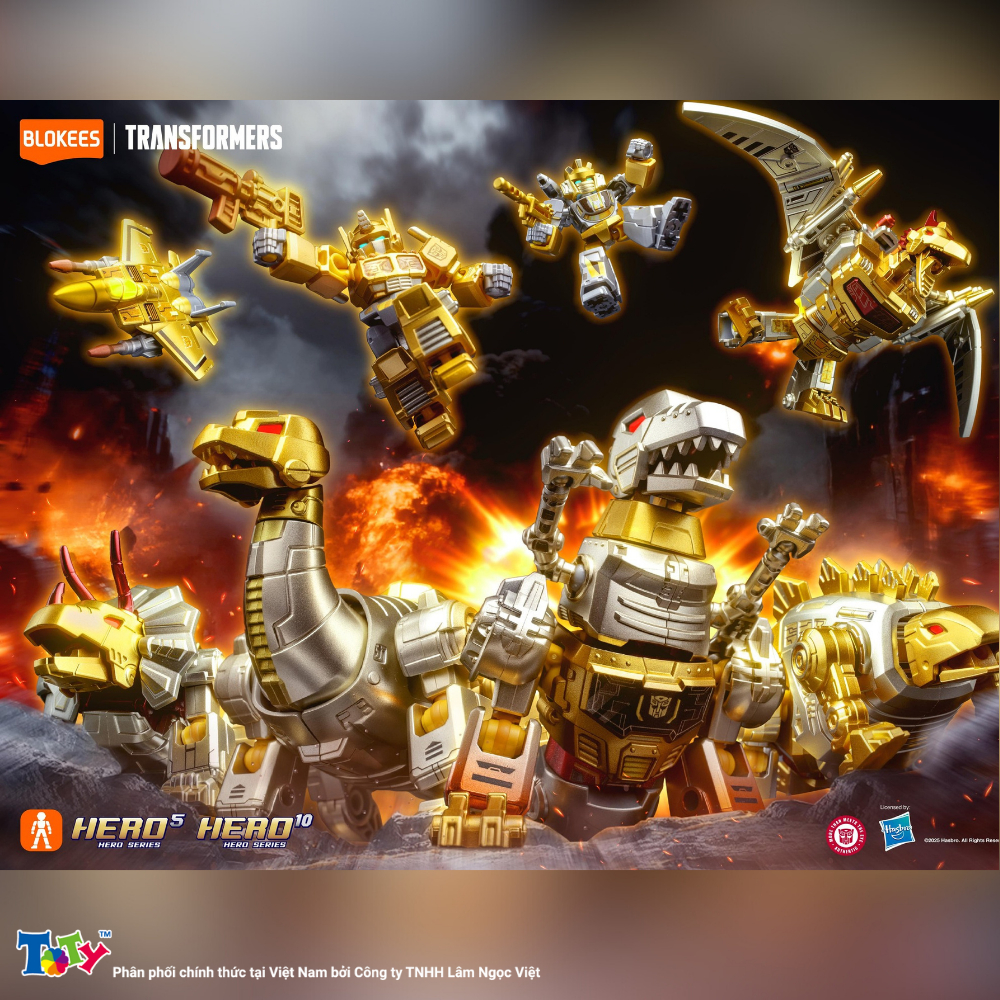 [CHÍNH HÃNG] Mô hình Transformers - Dinobot Desertion - Blokees - ET58