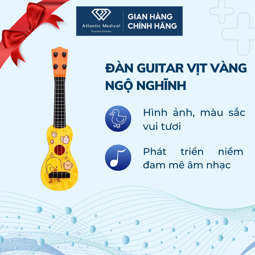 [Quà Tặng] Đàn Ghita Hình Vịt Đáng Yêu