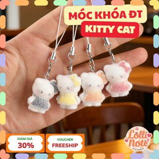 Móc Khóa Mèo, Cáo Nick, Thỏ Juđy 3D Dễ Thương – Lolli – Nhựa Phủ Nhung, Dây Treo Điện Thoại, Túi, Ví