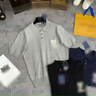 Áo Polo Thêu Logo Lệ Vy (Chuẩn Chữ) ❤ Áo Phông Len Dày Dặn Co Giãn Nam Nữ NA69
