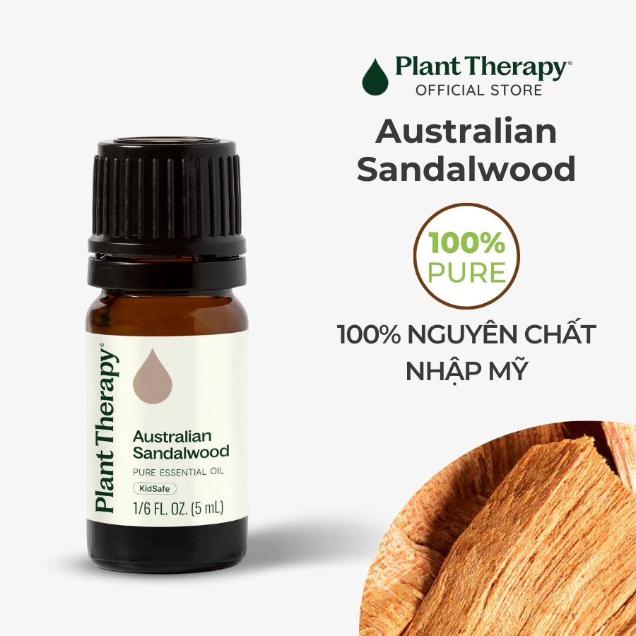 Tinh dầu thiên nhiên Gỗ Đàn Hương Úc (Sandalwood Australian) Plant Therapy - Pure KidSafe essential 