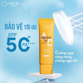 KEM CHỐNG NẮNG SUN CREAM BB QUEENIE NEMO FACE TUYẾT (Tuyp 50ml)