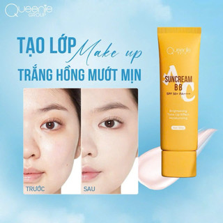 KEM CHỐNG NẮNG SUN CREAM BB QUEENIE NEMO FACE TUYẾT (Tuyp 50ml)