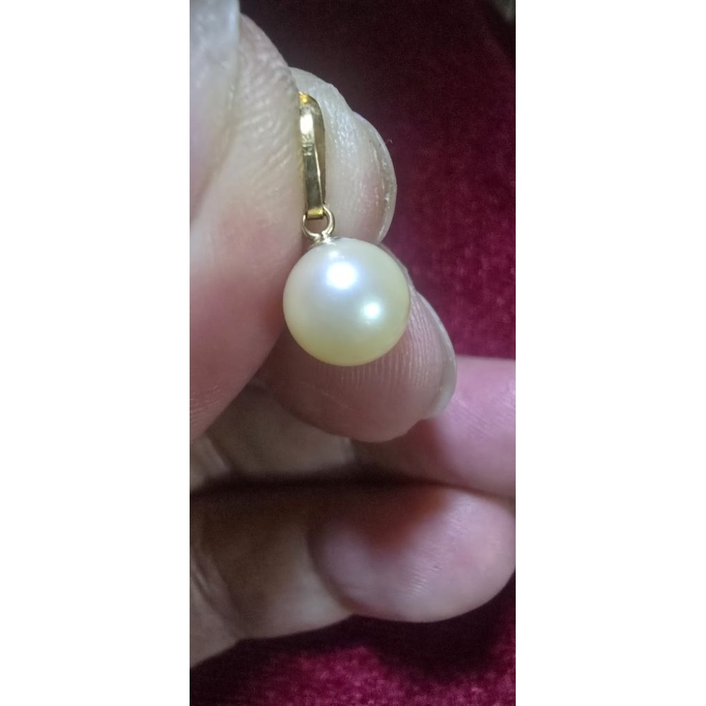 Mặt dây chuyền trai akoya móc xịn sò si tuyển Nhật