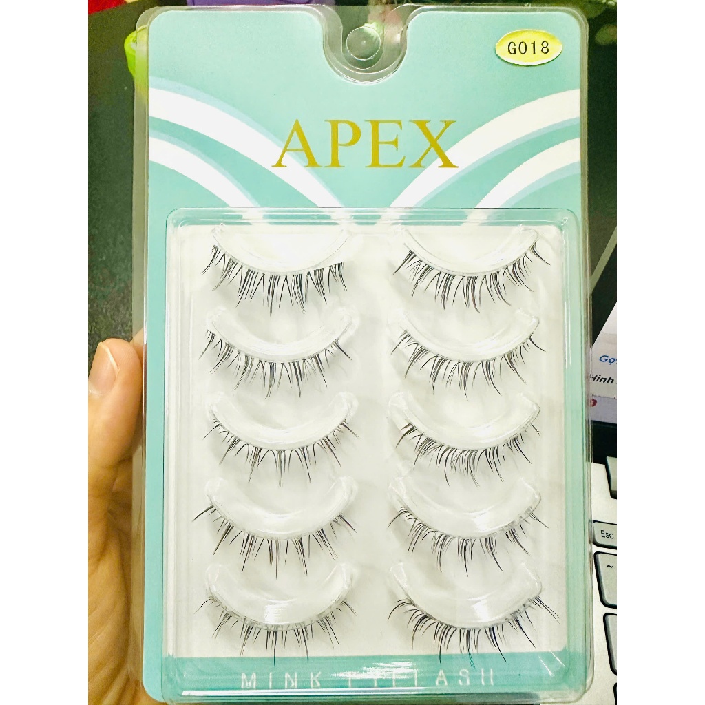 Mi Gân Trong APEX G018 – Mi Giả Tự Nhiên, Mỏng Nhẹ, Lên Mắt Trong Trẻo