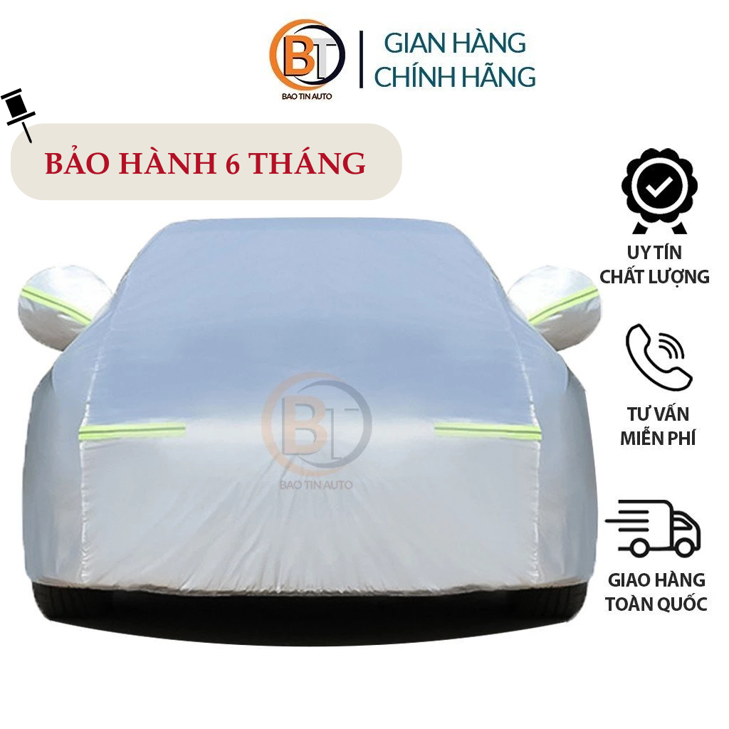 [CAO CẤP] Bạt phủ ô tô 3 lớp vải dù oxford