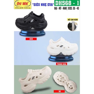 Dép sục dáng thể thao hot trend để cao 6cm cho nam nữ hàng Việt Nam chính hãng