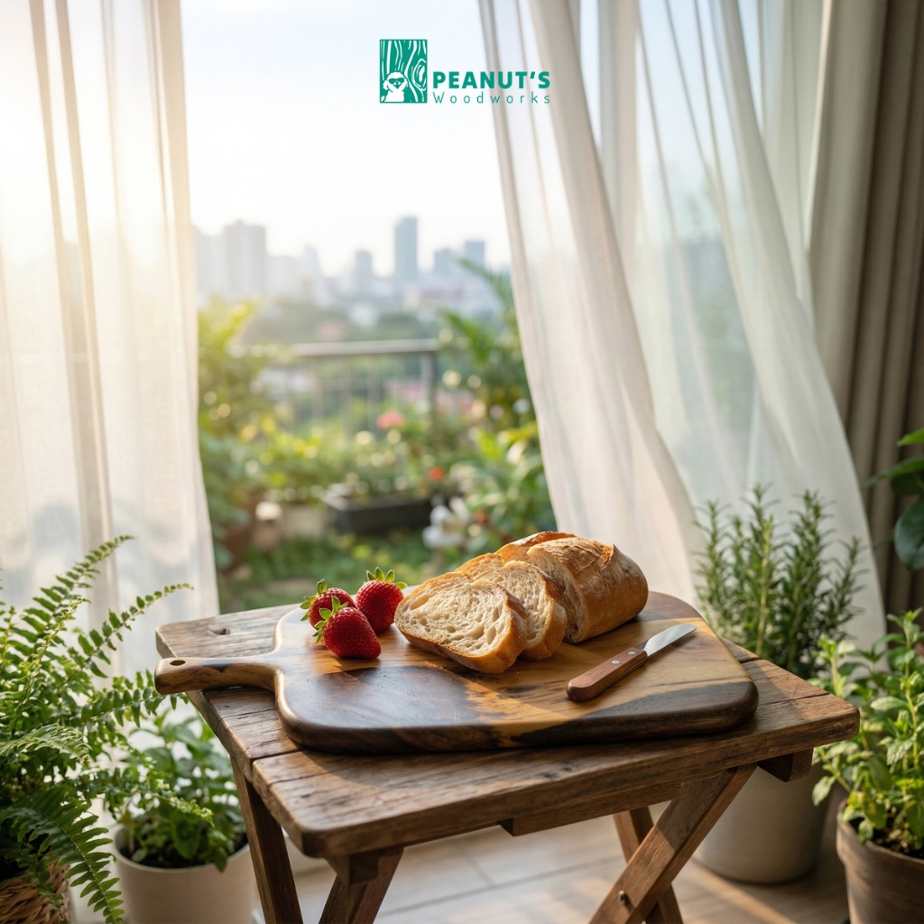 Thớt gỗ - “Cá bò” từ Peanut’s Woodworks