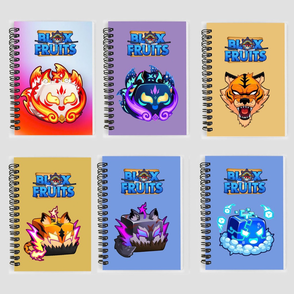 Sổ tay in hình game blox fruit ảnh sổ game blox fruit có các mẫu lựa chọn