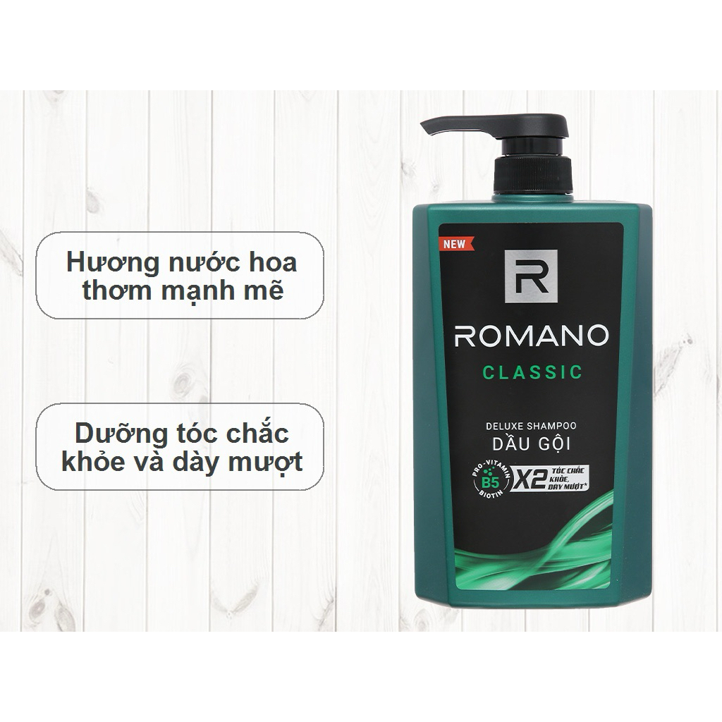 Dầu gội Romano 650g Classic