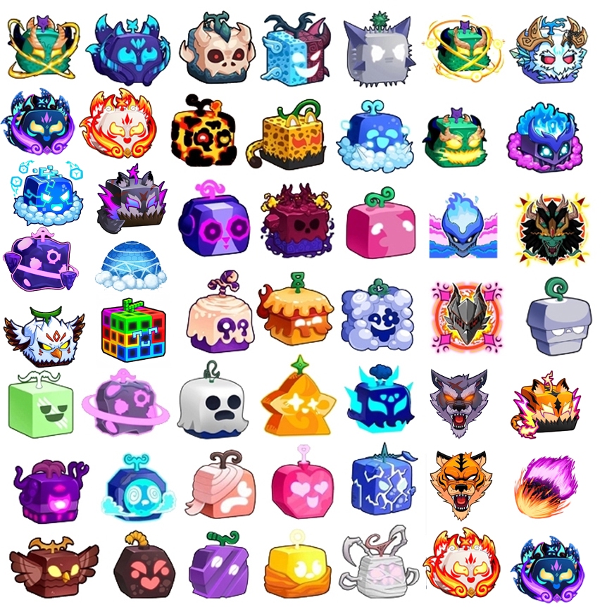 Sticker game blox fruit ảnh dán game blox fruit có các mẫu lựa chọn