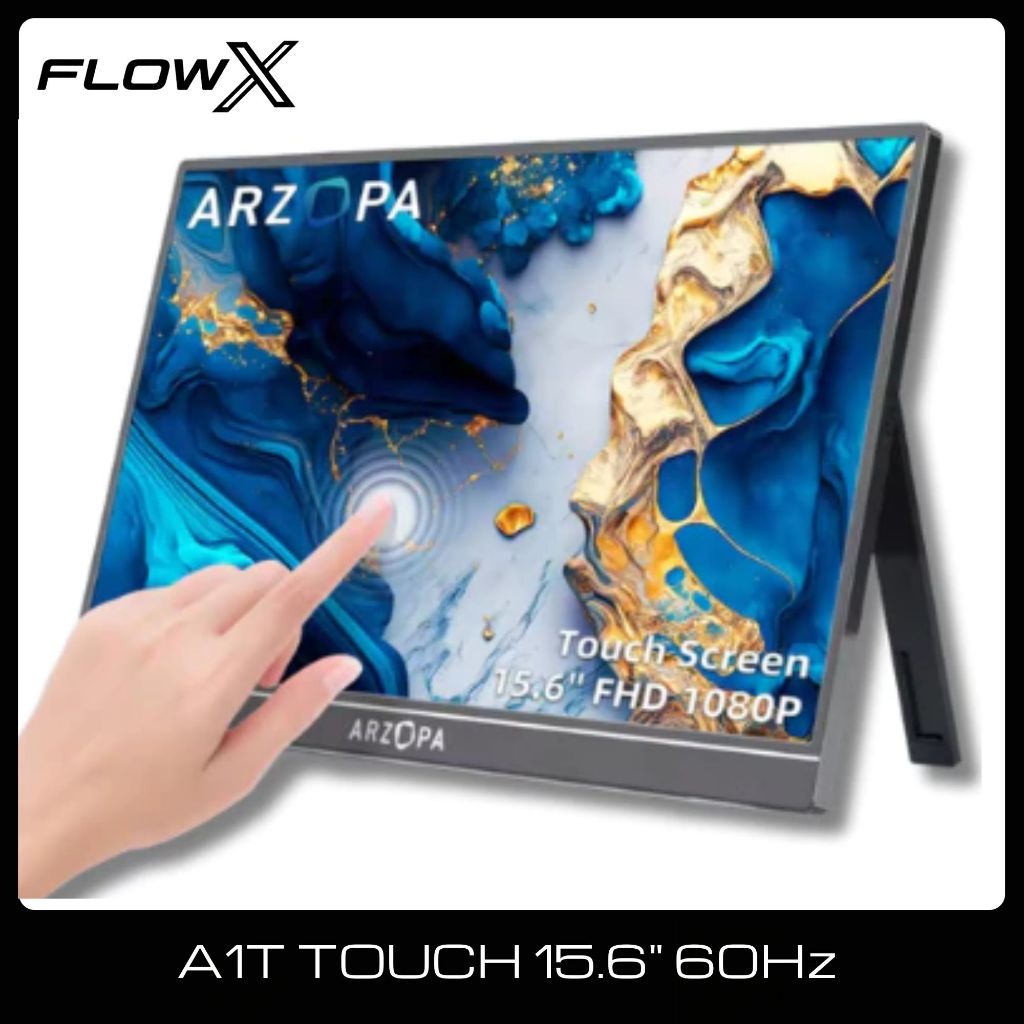 Màn Hình Di Động Cảm Ứng ARZOPA A1T 15.6 Inch Full HD IPS USB-C Mini HDMI