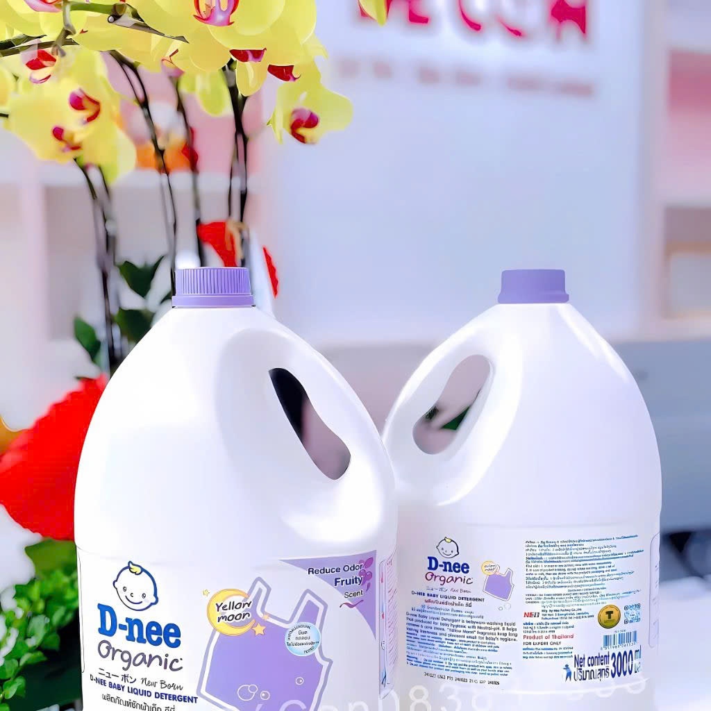 (TRỢ GIÁ)Nước Giặt Dnee CAN 3000ml Thơm Dịu An Toàn Cho Bé - Nước Giặt Thái Hàng Chính Hãng Nhập khẩu Có Tem Đại Thịnh