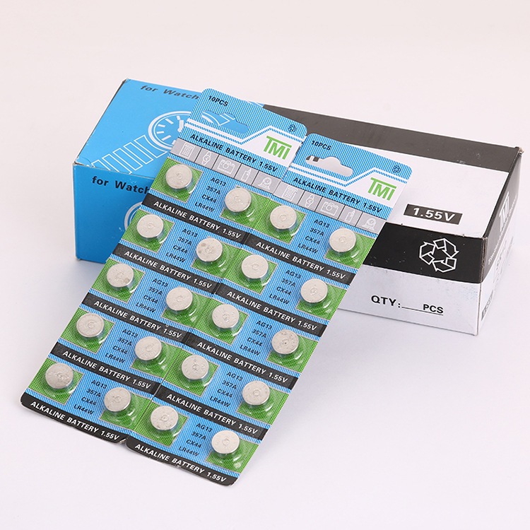 COMBO 2 HỘP 400 VIÊN PIN ALKALINE AG13 / LR44 / SR44 TMI