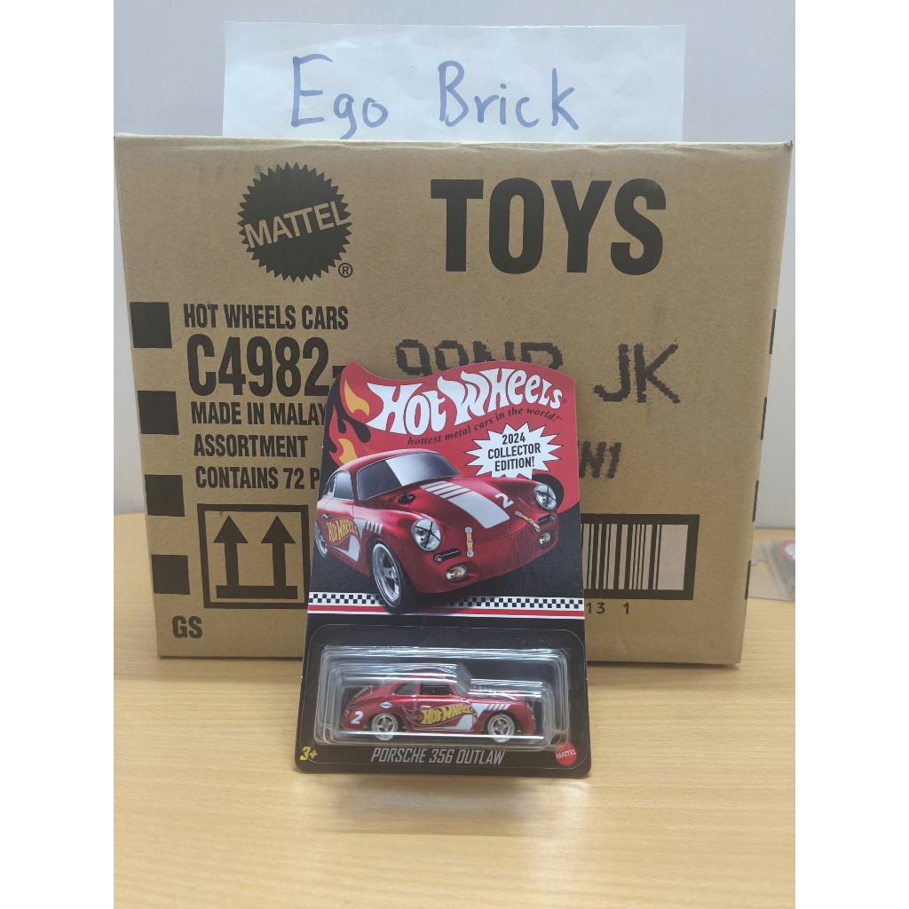[HW] Xe mô hình Hot Wheels 2024 Collector Edition Porsche 356 Outlaw tỉ lệ 1:64