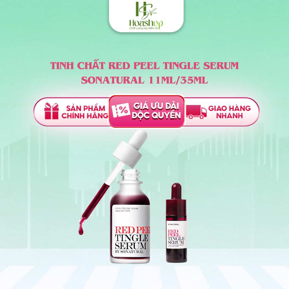Tinh Chất Red Peel Tingle Serum Sonatural 35ml