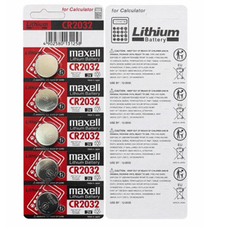 Vỉ 5 Viên Pin maxell CR2032 3V-date 2035