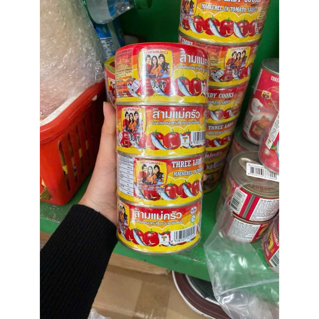 lốc 4 hộp cá ba cô gái ( hộp 190g date 2028)