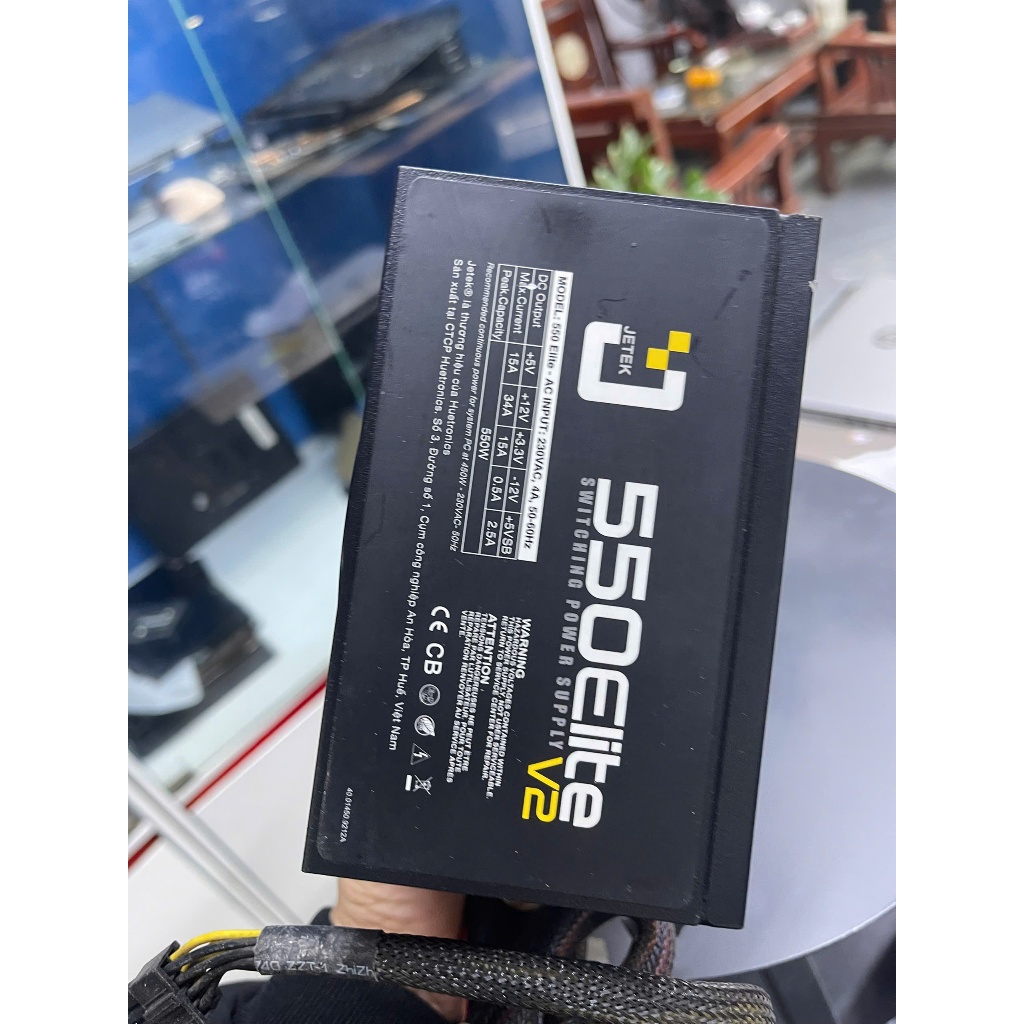 Nguồn máy tính Jetek Elite V2 550W Plus (qsd)