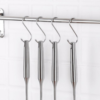 BỘ 4 MÓC TREO MÓC PHƠI ĐỒ CHỮ S (INOX - STIHN)