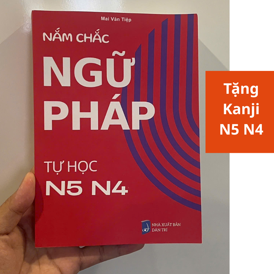 Sách - Tự Học Ngữ Pháp Tiếng Nhật N5 N4 Tại Nhà ( tặng kèm 1 cuốn Kanji N5 N4)