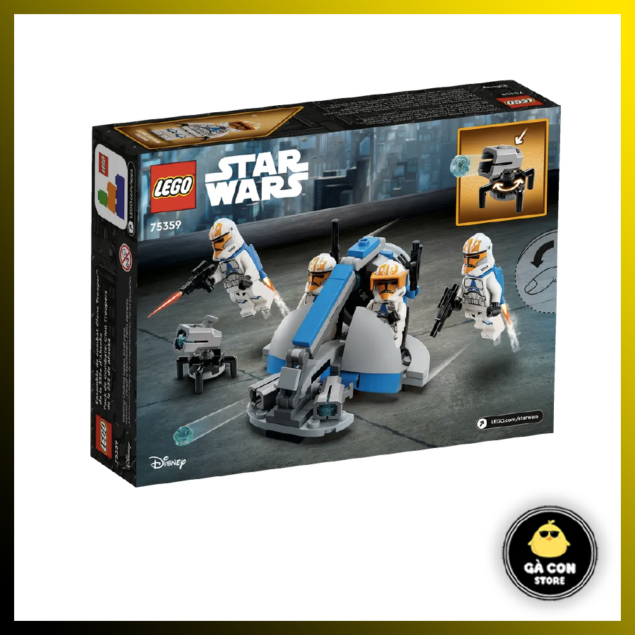 Đồ chơi lắp ráp Star Wars 75359 332nd Ahsoka's Clone Troope Battle Packa - Đội quân Clone Trooper 33