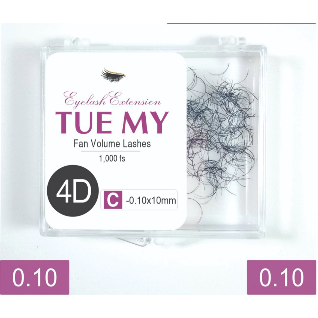 Mi Lụa Fan Volume 4D Sợi 0.10 Nhiều Độ Cong
