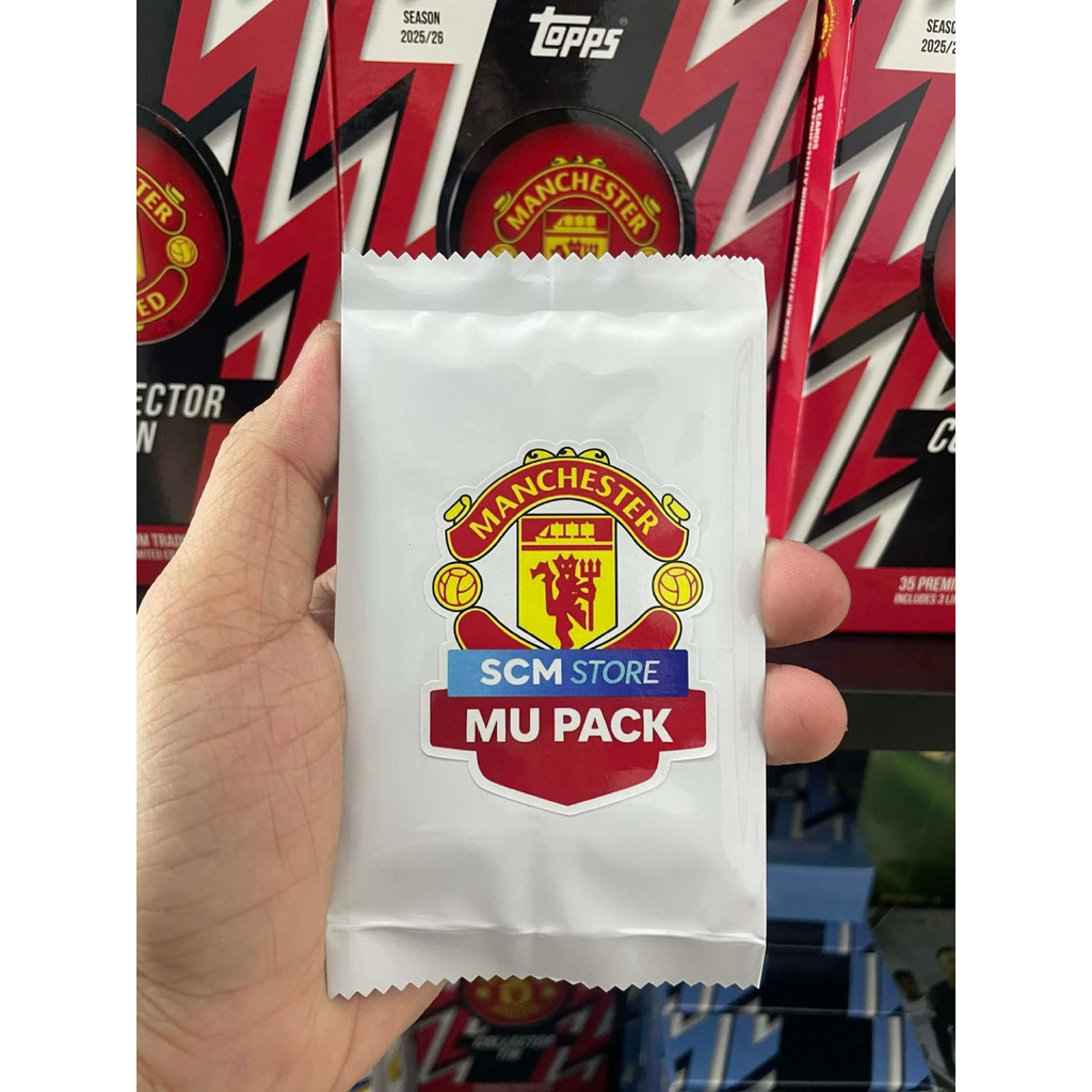 Gói thẻ bóng đá SCM MU PACK 2025/26
