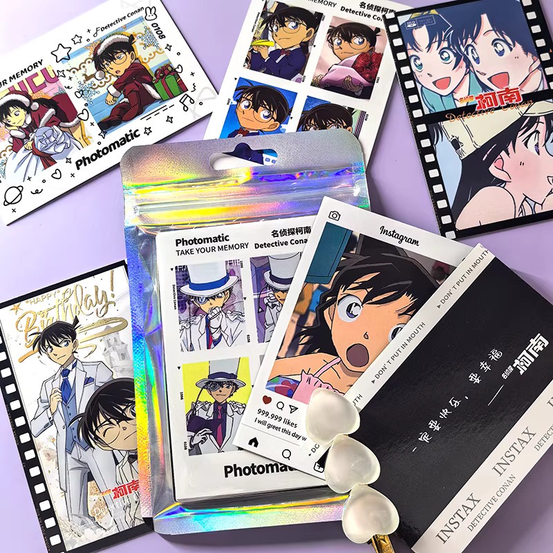 LOMO Pack thẻ nhân phẩm Thám tử lừng danh Conan Polaroid, Blind pack Detective Conan, Quà sinh nhật