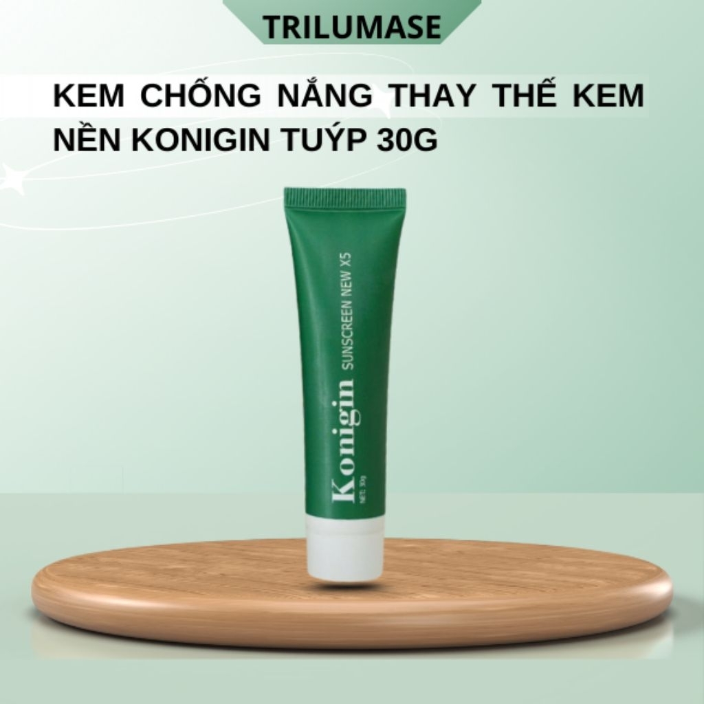 Kem Chống Nắng Konigin Sunscreen Bảo Vệ Da Trước Tác Động Ánh Nắng, Dưỡng Ẩm Nhẹ Tuýp 30g