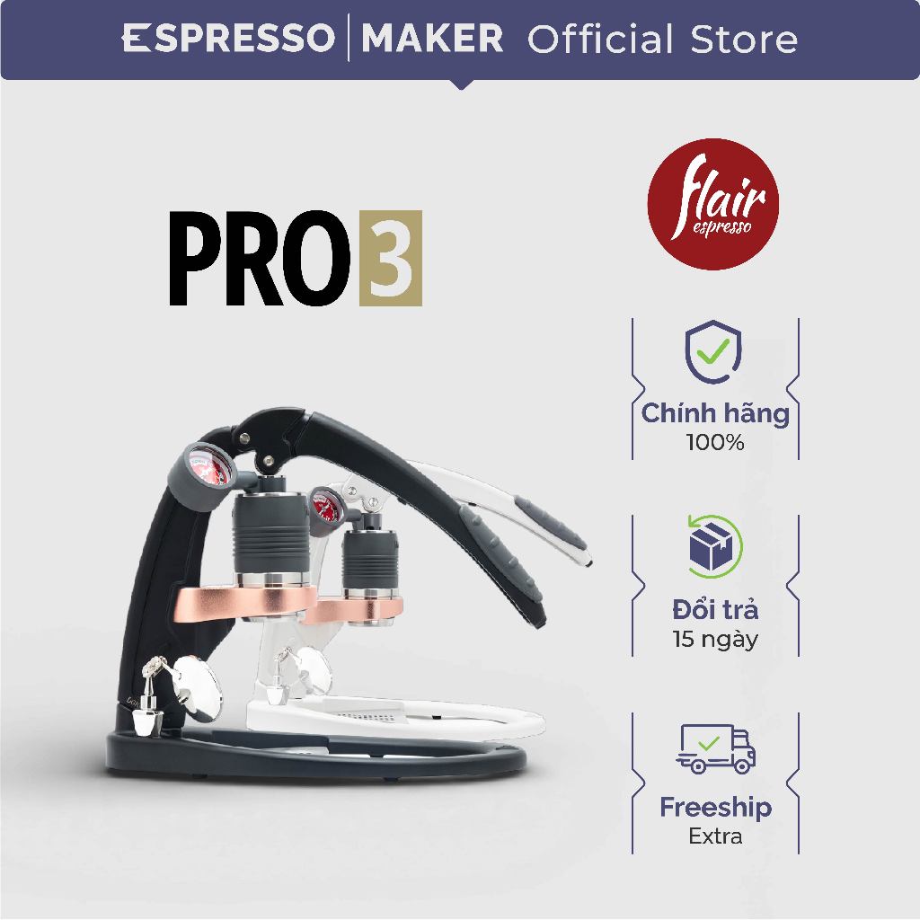 Dụng cụ pha cà phê Flair Espresso - Flair Pro 3