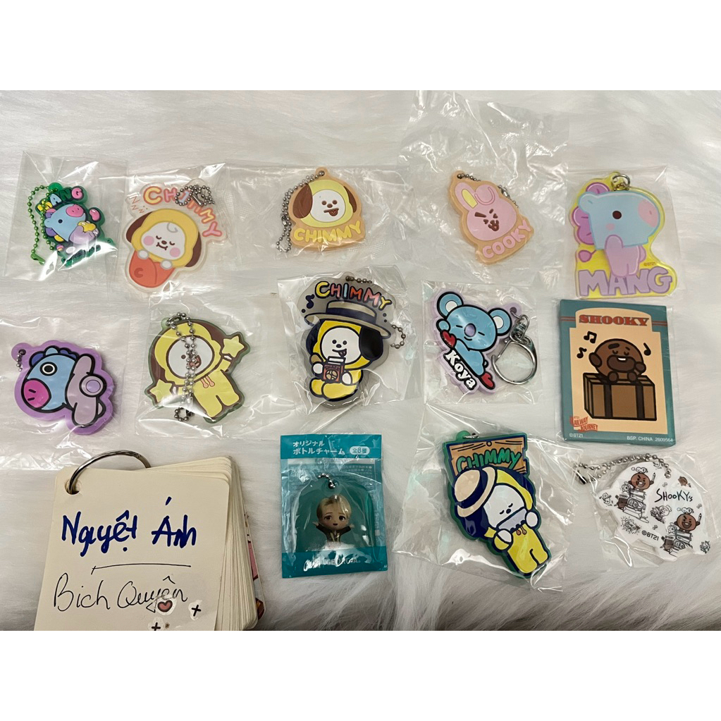 Keyring móc khoá BT21 ngẫu nhiên