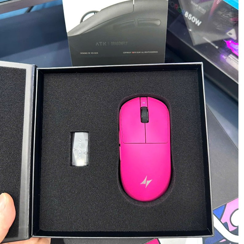 Chuột siêu nhẹ ATK Dragonfly A9 Ultimate /  A9 Air ( Kèm dongle 8k ) , giá rẻ nhất thị trường