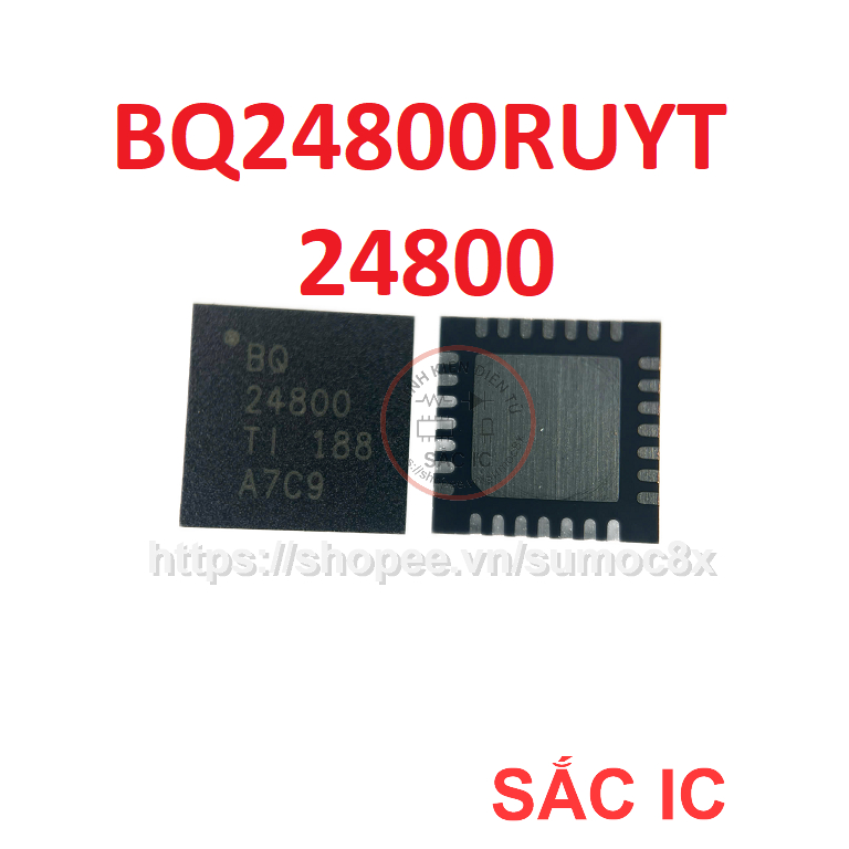 [BQ22] BQ24800 BQ24800RUYT 24800 ic nguồn trên bo mạch - Mới nguyên bản - Original NEW