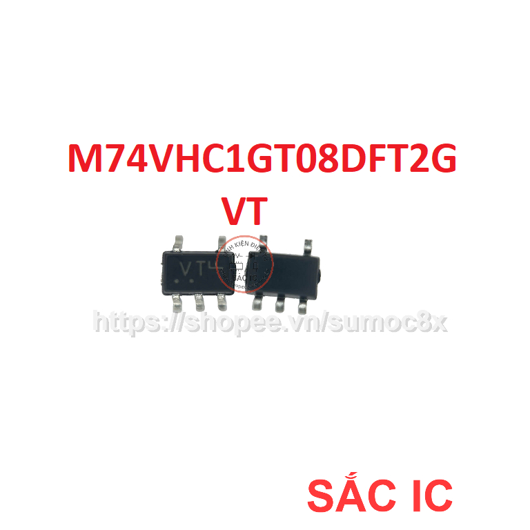 [KHAY4][Kích thước nhỏ] M74VHC1GT08DFT2G mã VT kích thước bé SC70-5 - ic nguồn trên bo mạch - Mới ng