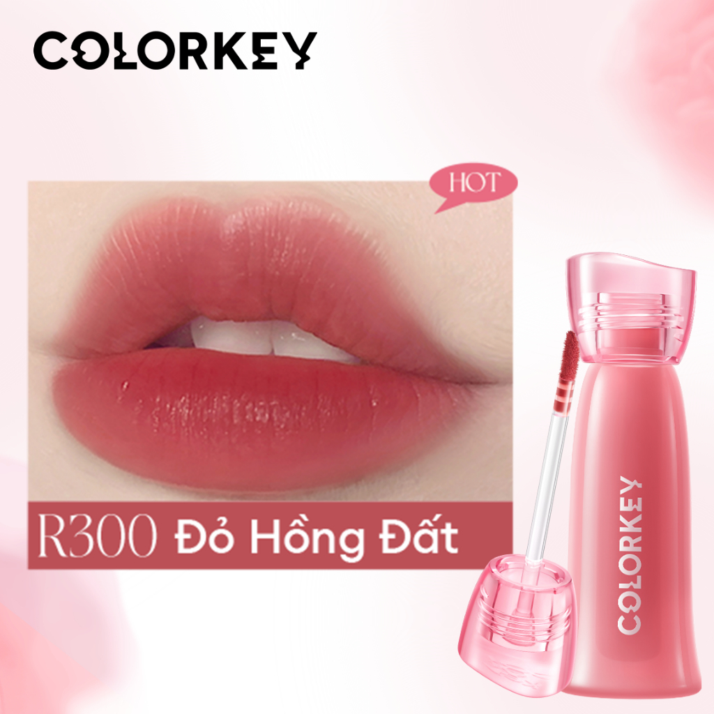 Son Lì Colorkey Watery Tint, Lì Mịn Nhẹ Môi, Không Dính, Lâu Trôi, Son Môi Lì 2.5g