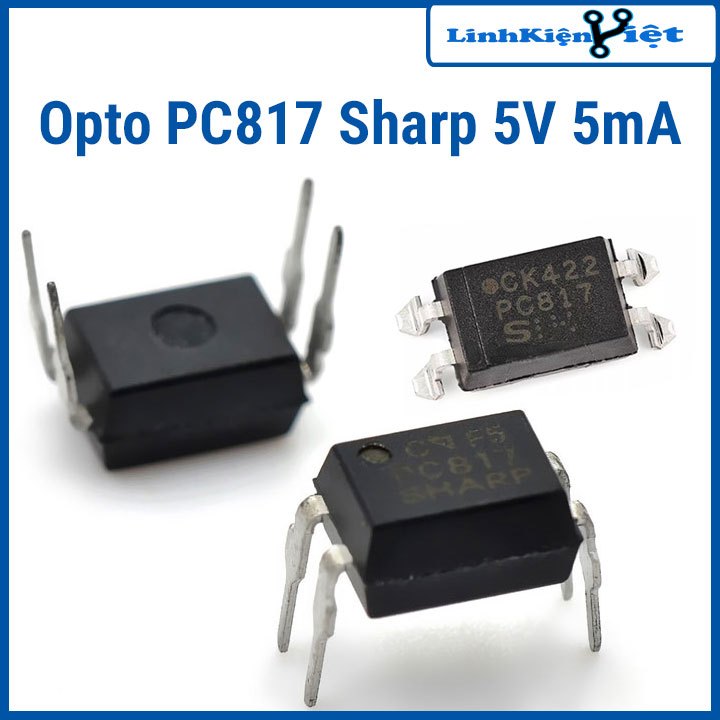 Sản phẩm Opto PC817 Sharp 5V 5mA