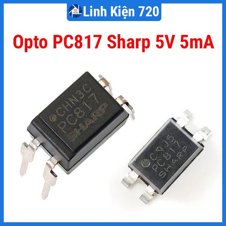 Opto PC817 DIP4/ SOP4 4 chân cắm, chân dán tùy chọn