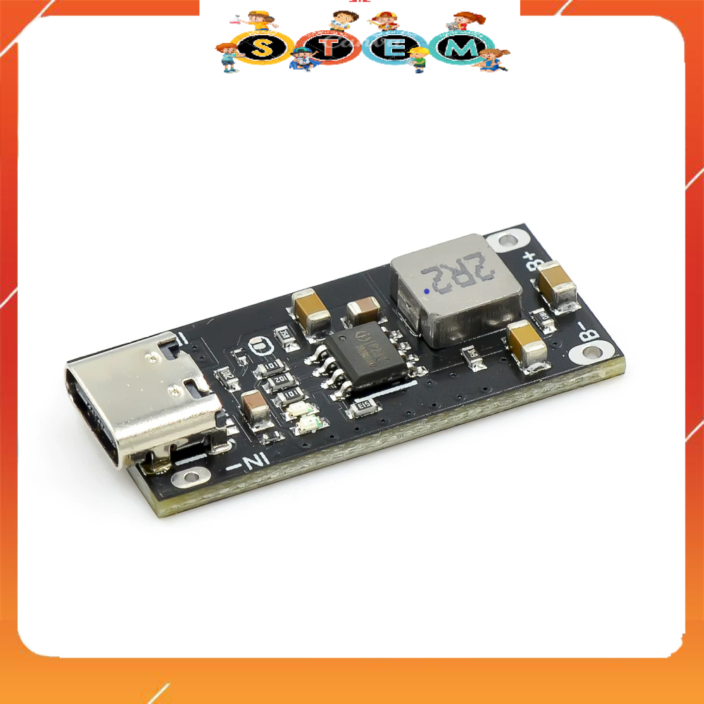 [Stem A-Z][G97] Mạch Sạc Pin Lithium IP2312 3A 5V Sang 4.2V 4.35V Type C