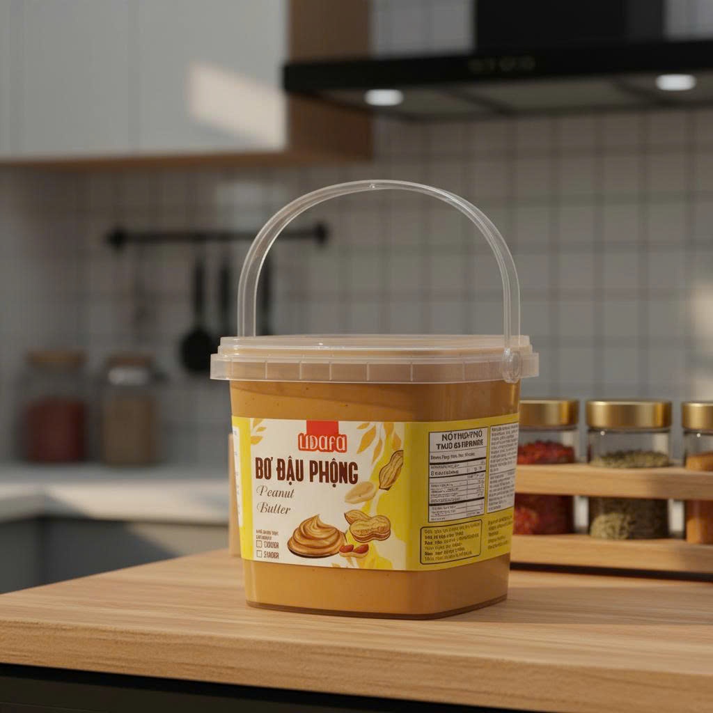 Bơ Đậu Phộng không đường, nguyên chất - Ăn Vặt Denfood