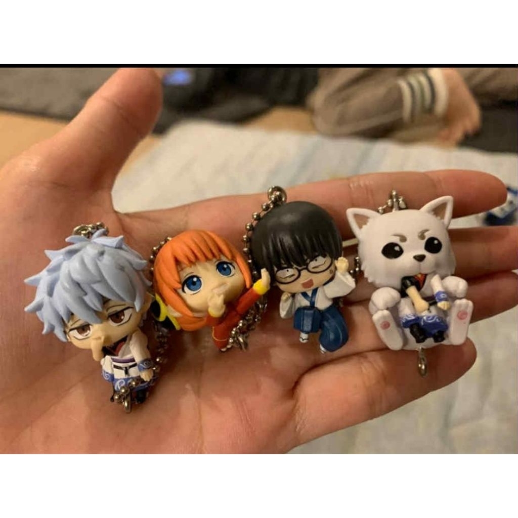 FULL SET MÓC KHOÁ GACHA CHÍNH HÃNG ANIME GINTAMA NEWSEAL
