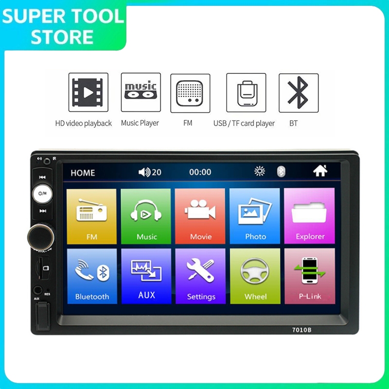 Màn hình ô tô 7018B/7010B màn hình android 7 inch màn hình oto Đài Phát Nhạc MP5 Màn Hình Cảm Ứng Bl