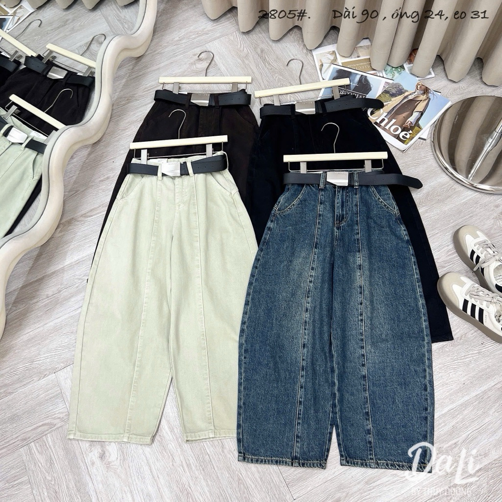 Quần Jean baggy thụng 90cm hàng Quảng Châu 2805