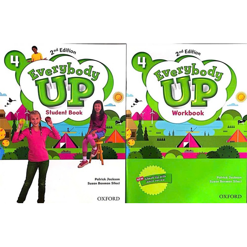 Sách Everybody Up 4 - bài học + bài tập (2 cuốn)