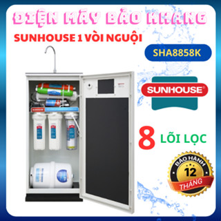 [ Tặng Chân Đế ] Máy lọc nước RO Sunhouse SHA-8858K 8 lõi - Miễn phí lắp đặt HCM Bình Dương Đồng Nai
