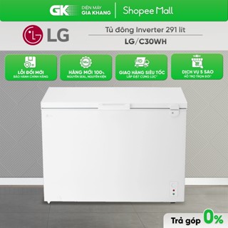 [Pre-OD 5D] Tủ Đông LG Inverter 291 Lít C30WH [Toàn Quốc] {GIẢM 10%}