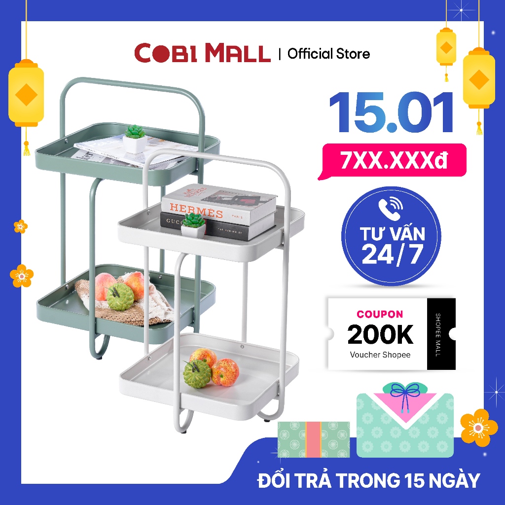 Kệ góc hai tầng Gardenia - cobi home
