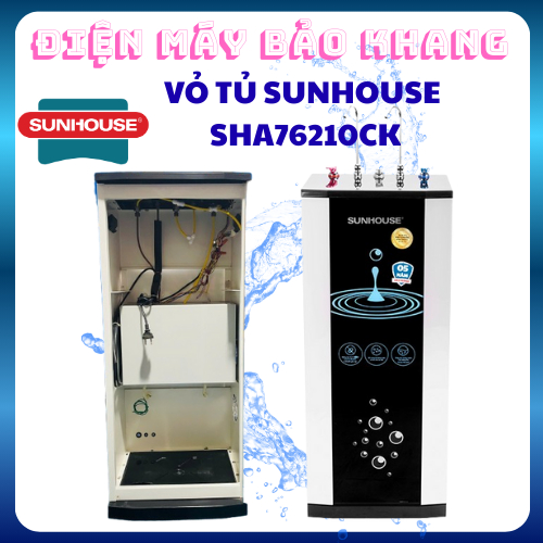 [ Có Lặp Đặt ] Vỏ tủ máy lọc nước Sunhouse SHR-76210CK - Kèm theo bầu nóng và bầu lạnh mới