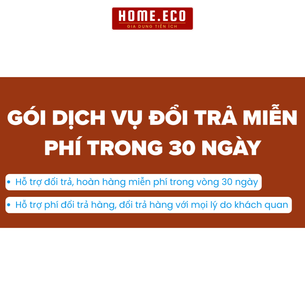 Gói Dịch Vụ Đổi Trả Hàng Miễn Phí Trong Vòng 30 Ngày Túi Bọc Thực Phẩm Gia Dụng