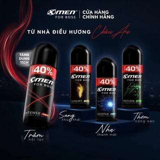 Lăn Khử Mùi Hương Nước Hoa XMEN For Boss Hương Legend 70ml Hoặc 40ml(KM)